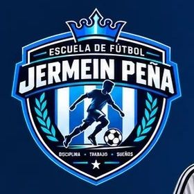 Escudo de la Escuela de Fútbol Jermein Peña