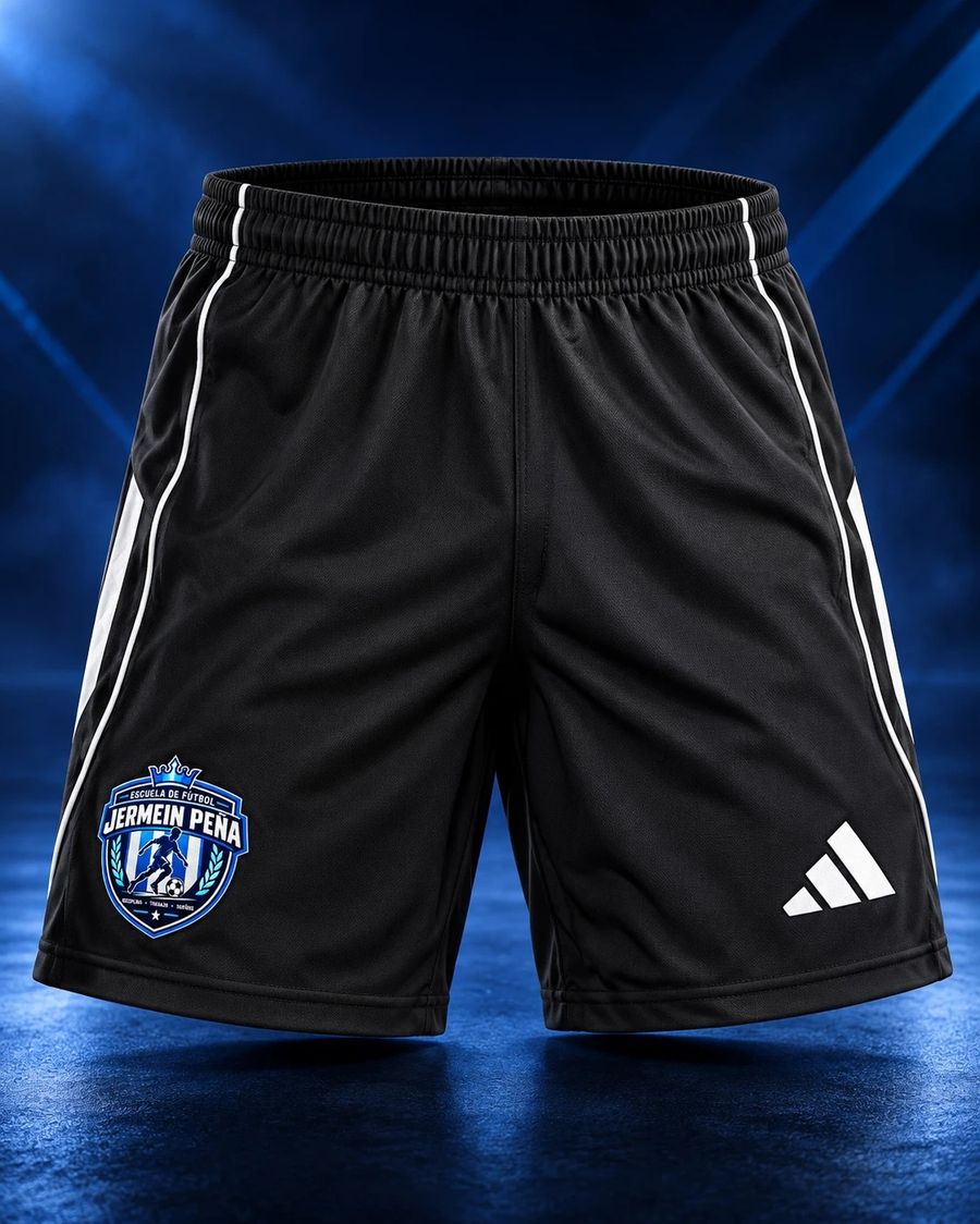 Pantaloneta negra con el escudo